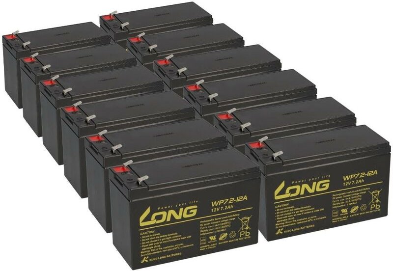 Kunglong - Ersatzakku- Satz für AdPos Micro-S 5000 12V 7,2Ah KuLo 12x