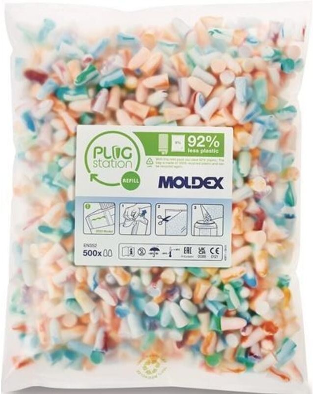 Moldex - Gehörschutzstöpsel Spark Plugs® 786001 en 352-2 snr 35 dB 500 PA/Nachfüllpackung
