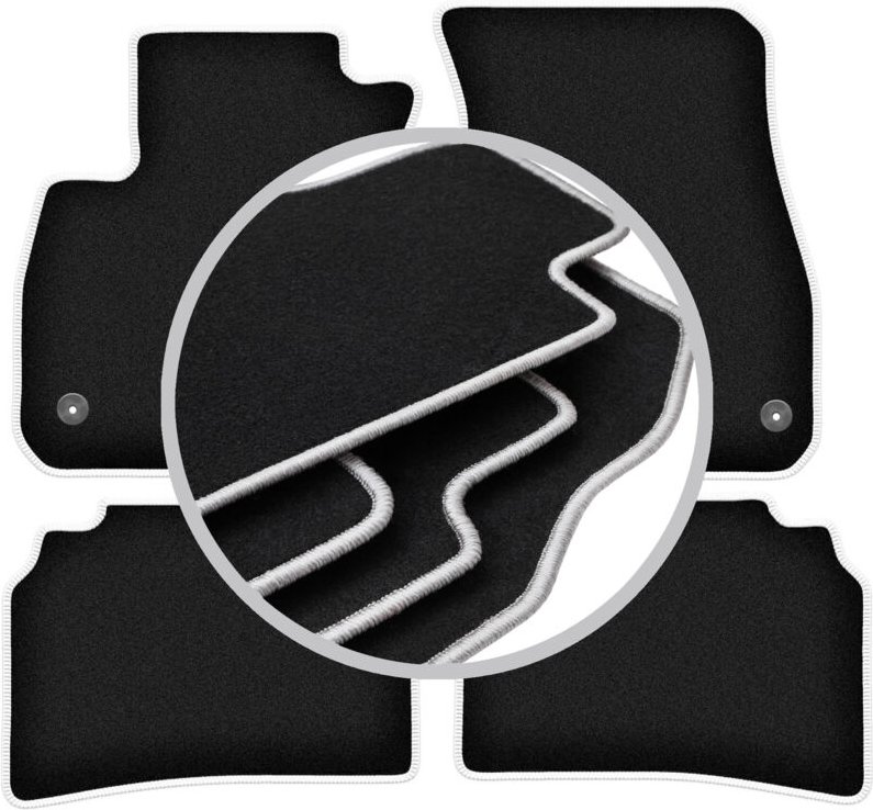CARLUX-SILVER Autofußmatten für: Opel Insignia B Liftback, Limousine, Kombi, Sports Tourer (2017-)