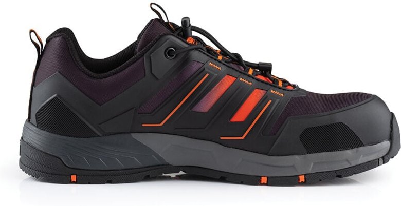 Scruffs - Sicherheits-Sportschuh, "Air", schwarz/orange Größe 41 (7)