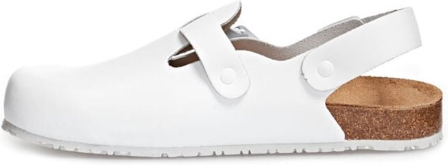 Abeba (8040) Clog Berufsschuhe Nature OB weiß 43