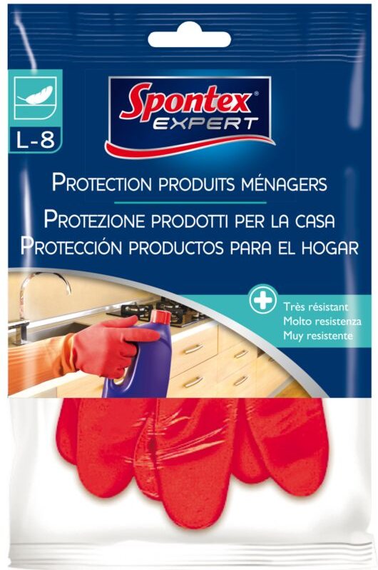 SPONTEX EXPERT Haushaltsschutzhandschuhe, Größe L SPONTEX EXPERT