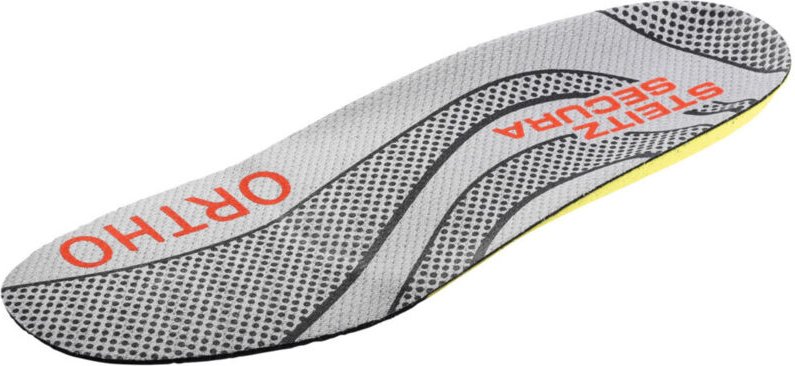 Thumbnail - Einlegesohlen grau/gelb Ortho-Soft esd low, EU-Schuhgröße: 46 - Steitz Secura