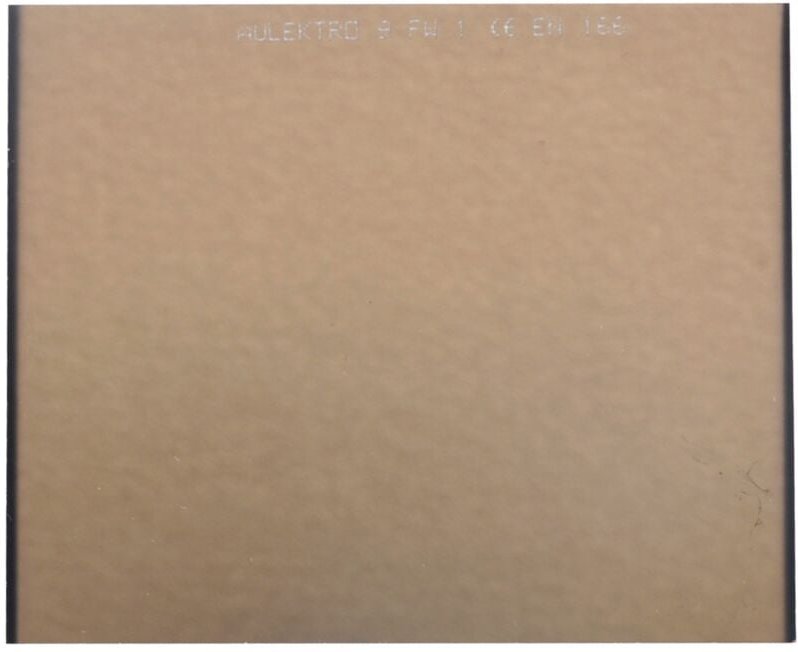 Schweißglas din a 10, 90 x 110, verspiegelt - Elmag