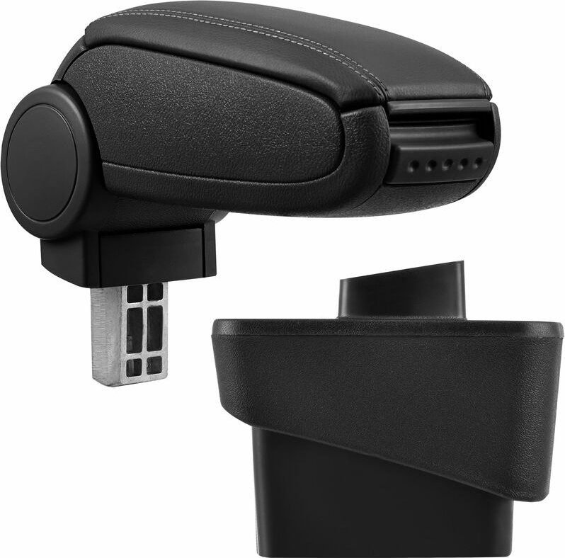 Pro.tec - Mittelarmlehne Audi A1 mit Staufach Kunstleder Schwarz