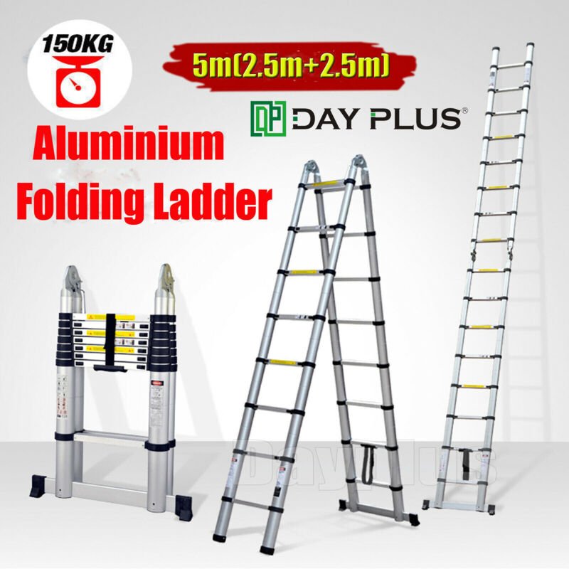 Teleskopleiter Stehleiter Anlegeleiter Klappleiter Multifunktionsleiter 16.5ft