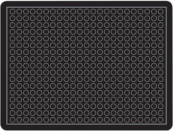 Yoga Dome nr Einzelmatte 60 x 90 cm schwarz - Miltex