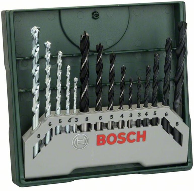 Accessories 2607019675 X-Line 15teilig Universal-Bohrersortiment - Bosch