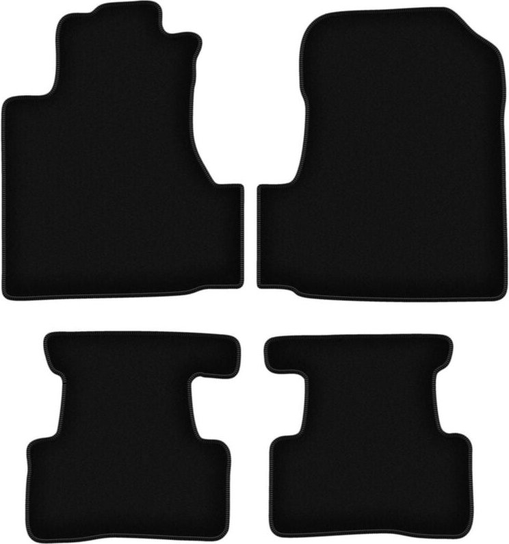 BASIC schwarze Veloursmatten für: Honda CR-V III SUV (2006-2011)