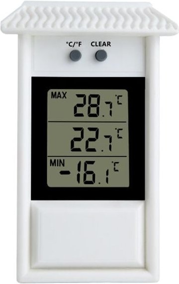 Gartenthermometer Innen- und Außenthermometer Kühlschrankthermometer, Digitalthermometer für Gewächshaus, Digitalthermom...