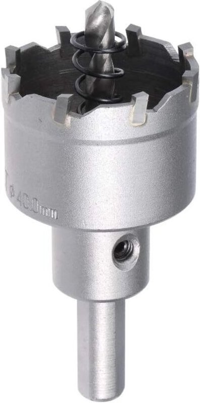 Hartmetall-Lochsägen-Kernbohrer mit 40 mm Schnittdurchmesser für 0,5–3 mm Edelstahl