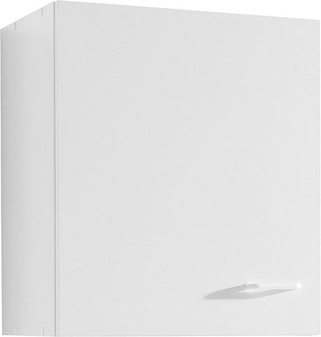 Lomadox - Küchen-Hängeschrank 1-türig SALERNO-03 Weiß Breite 60 cm