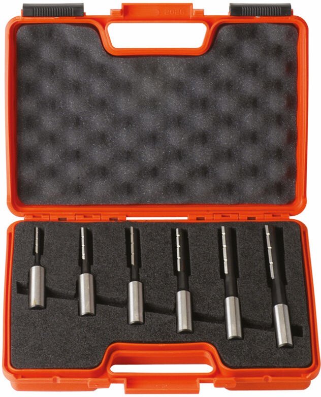 102.001.00 Satz Mit 6 Hl Z2-Steckfräsern S=16x50 D=6-8-10-12-14-16 Dx