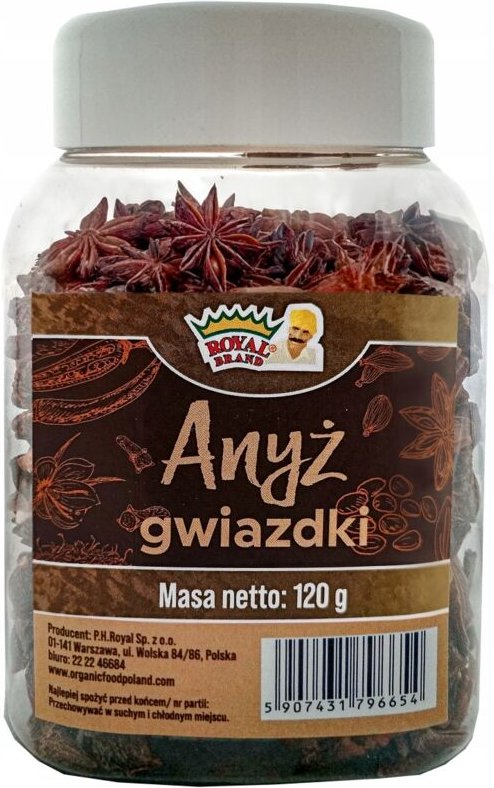 Sternanis Natur 120g Gutes Gewürz im Mehrwegglas