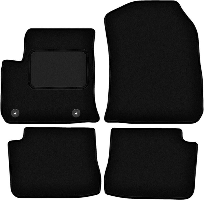 Schwarze Veloursmatten für: Seat e-Mii Fließheck (2019-)