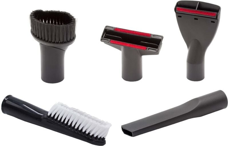 5-tlg. Düsen-Set Ersatz für Bosch 2 609 256 F25 für Staubsauger - 35 mm Rot Grau Weiß - Vhbw