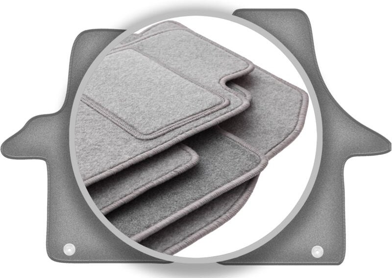 Graue Automatten für: Volkswagen Transporter T6 Kastenwagen (2015-)