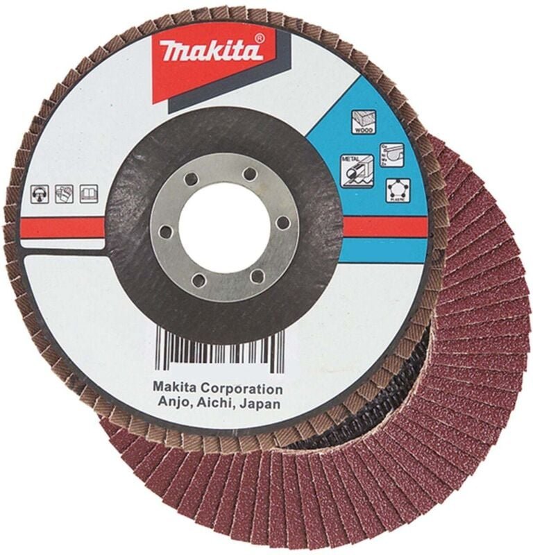 Fächerschleifscheibe 125 mm, A80 - Makita