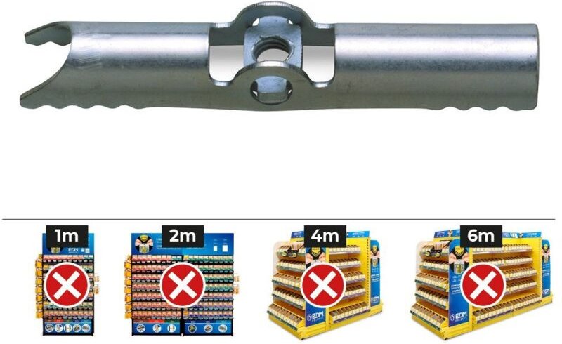 Lose Schwinge mit M6-Gewinde Ø30x80x9,5mm (Karton mit 100 Stück)