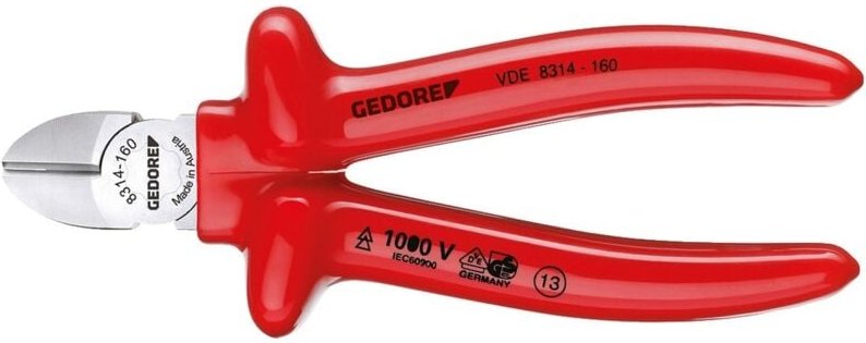 Vde 8314-140 VDE-Seitenschneider mit Tauchisolierung 140 mm