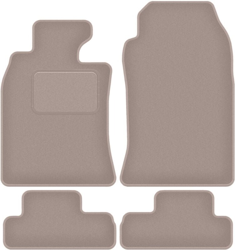 Beige Velours-Fußmatten für: Mini Cooper R52 Cabrio (2004-2008)
