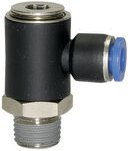 Thumbnail - Riegler L-Steckverschraubung »Blaue Serie«, drehbar, R 1/8 a., L=24,5mm