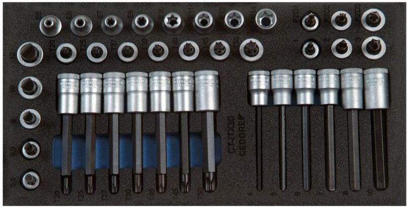 Thumbnail - Gedore - Satz Schraubendrehereinsätze 3/8 in Check-Tool-Modul