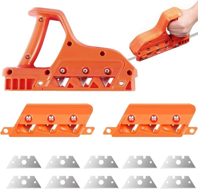 Gipskartonhobelwerkzeug, schneller Gipskartonschneider, Handhobel, Gipskartonschneidewerkzeug, 45°- und 60°-Kantenschnei...