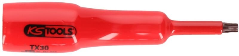 Ks Tools 1/2 Bit-Stecknuss mit Schutzisolierung für Torx-Schrauben, T40, lang