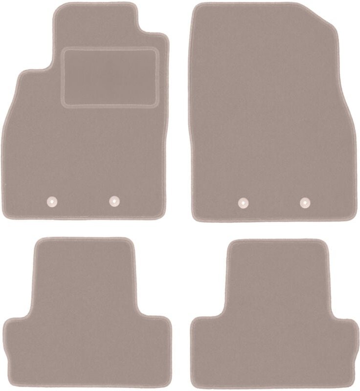 Beige Veloursmatten für: Opel Ampera I Schrägheck (2012-2017)