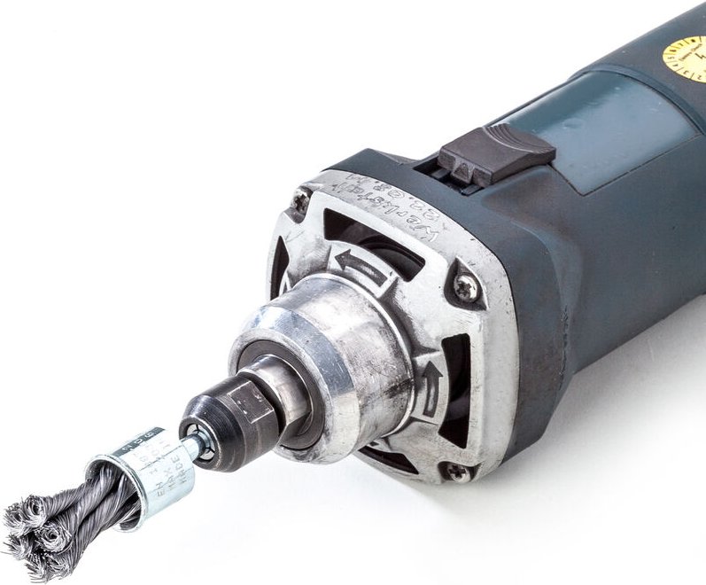 Lessmann ® - Lessmann Zopfpinselbürste 19 mm für schwer zugängliche Stellen, Schaftbürste