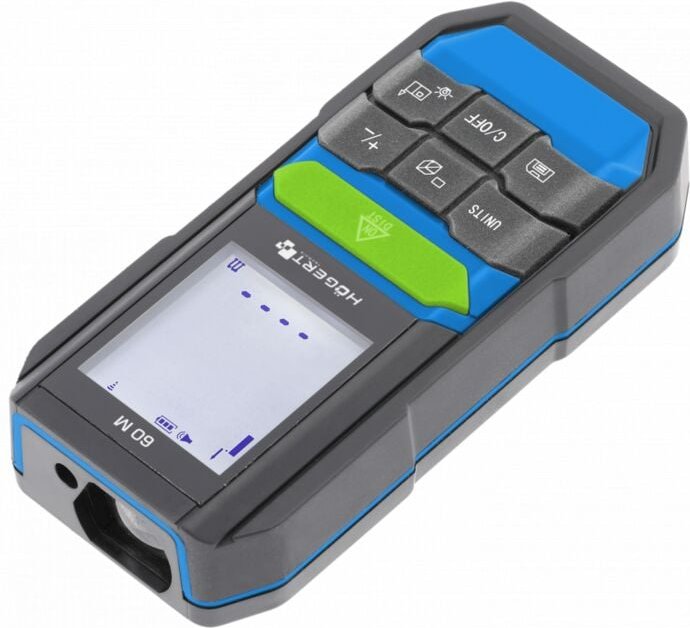 Högert Technik - Laser-Entfernungsmesser of 60 m i Beleuchtetes Display i Leicht i Komfortabel i Ergonomisch i Kompakt i...