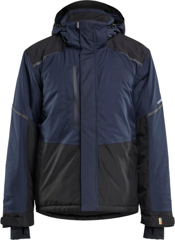Thumbnail - Arbeitsjacke Winter Stretch 2D 4881 - Dunkel Marine/Schwarz S