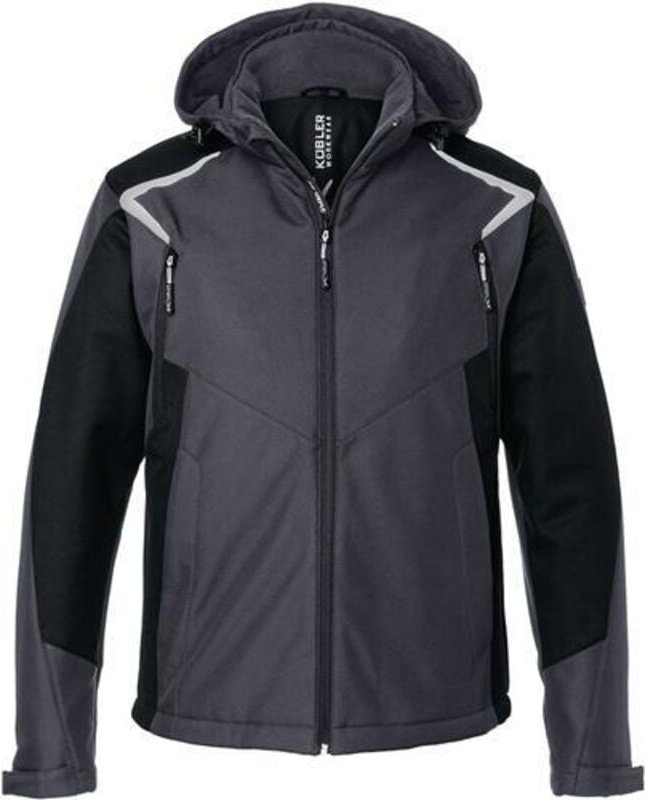 Kübler Bodyforce Winter Softshell Jacke Anthrazit/Schwarz xl