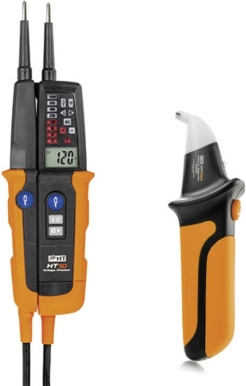 HT10 kit Zweipoliger Spannungsprüfer cat iii 1000 v, cat iv 600 v Bargraph, led, Opt - Ht Instruments