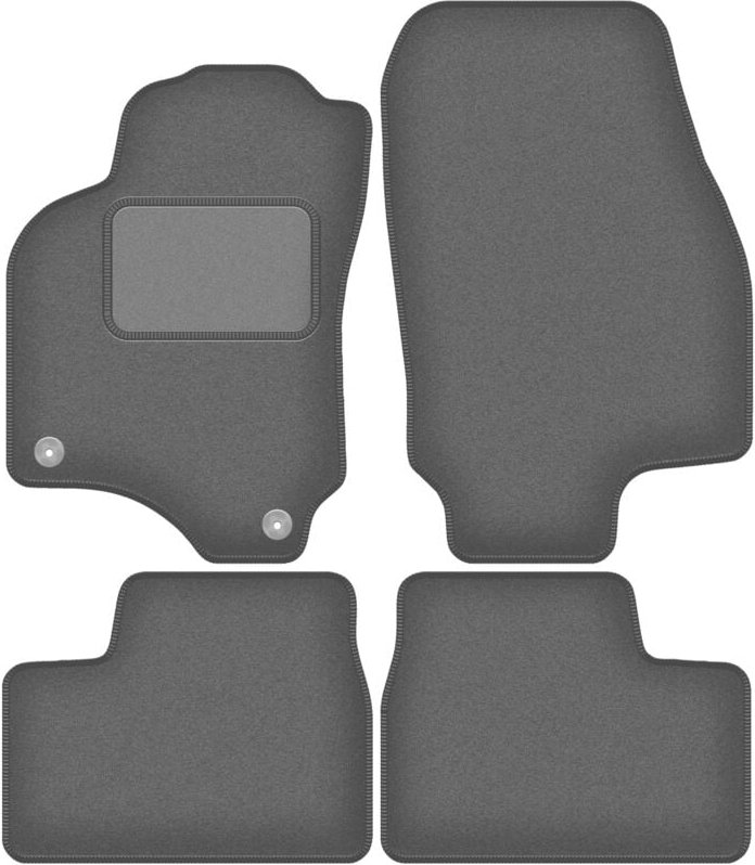 Graphit-Fußmatten für: Opel Astra G Cabrio, Coupé, Bertone (1998-2009)