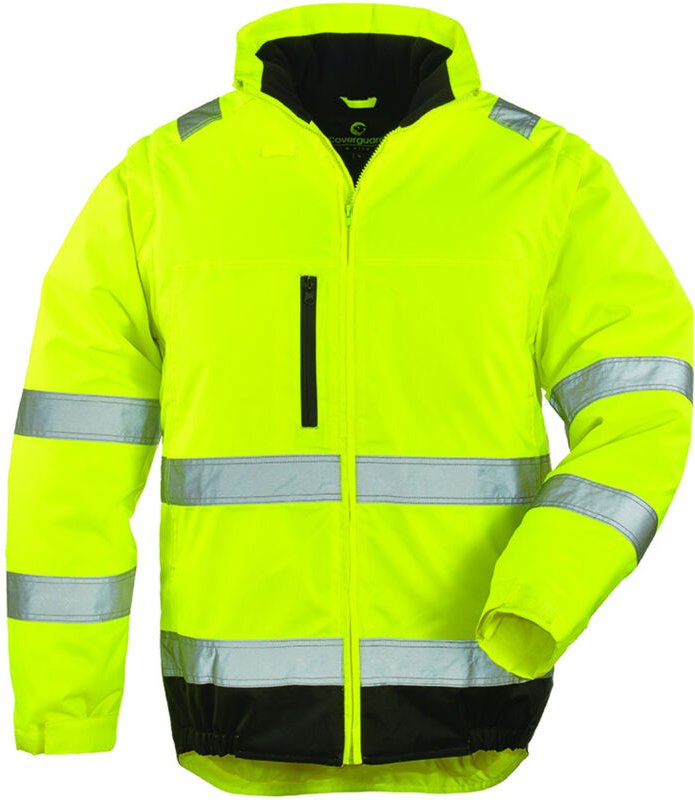 Arbeitsjacke 2-in-1 Hochsichtbarkeit HI-WAY - Neon Gelb 2XL - 56/58