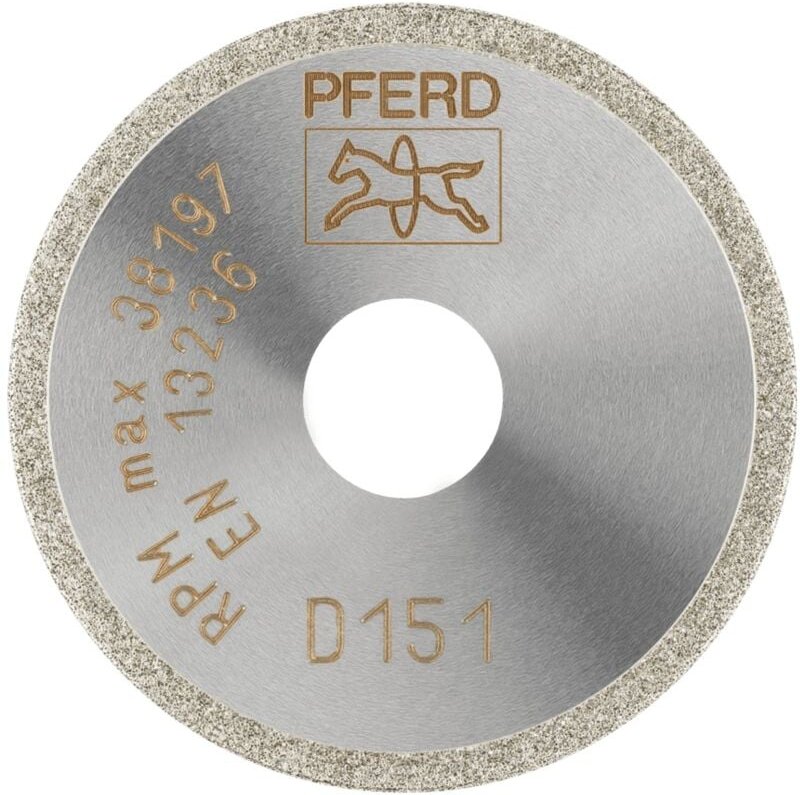 Pferd - Diamant-Trennscheibe D1A1R 40x1,0x10,0mm D151 (mittel) für Glas/Keramik/Hartmetall