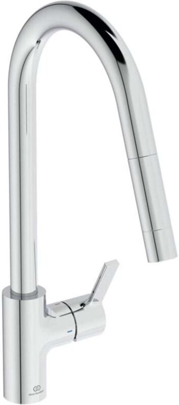 Gusto - Spültischarmatur mit ausziehbarem Auslauf, Chrom BD414AA - Ideal Standard