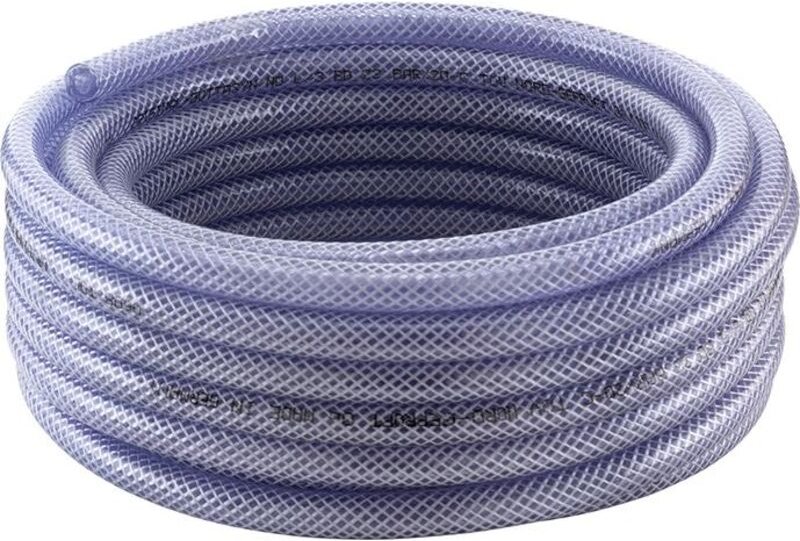 Apd pvc Gewebeschlauch transparent 6 x 3mm 10 m