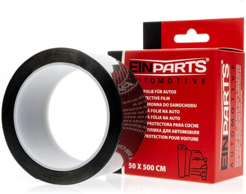 Schwarzes Schutzband - CARBON 5cm x 5m - dauerhafter Autoschutz gegen Kratzer