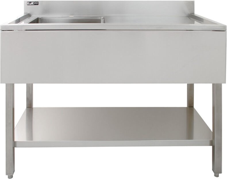 Monster Shop - Gastrospüle Spültisch Edelstahl Spülbecken 1 Becken Links Spültheke Waschtisch