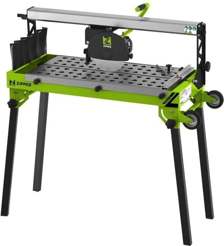 Zipper - Elektrischer fliesenschneider mit wasserbank 72cm zi-fs200-720