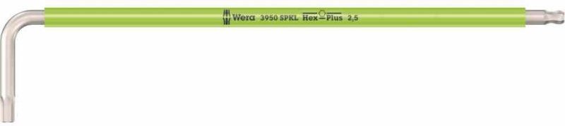 Innensechskantschlüssel, SW2,5mm, rechtwinklig, mit Kugelkopf, Isoliert