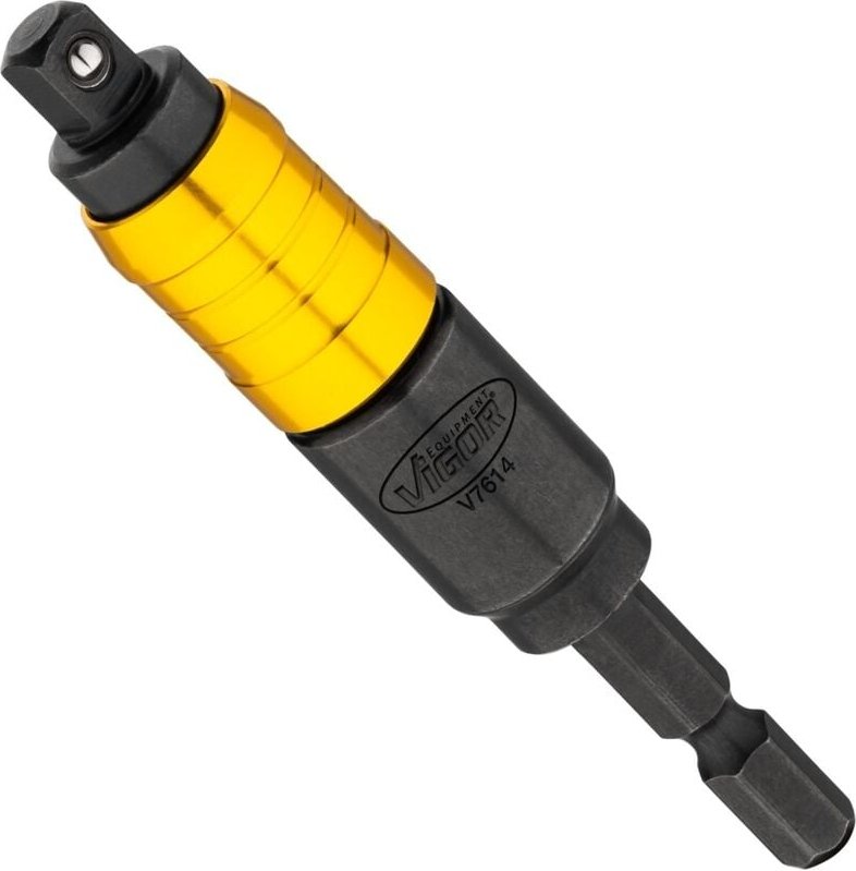 Steckschlüssel Adapter ∙ mit Gelenk ∙ V7614 ∙ 1/4 Zoll (6,3 mm) Sechskant massiv ∙ 1/4 Zoll (6,3 mm) Vierkant massiv ∙ 1...