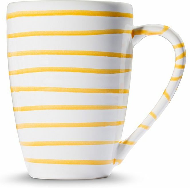 Gmundner Keramik - Gelbgeflammt Frühstücksbecher Supermax 0,5 Liter