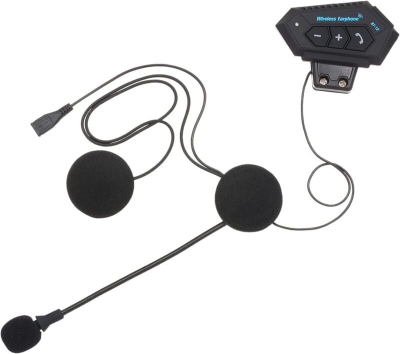 Tow Headset BT+EDR Kopfhörer Kabelloses Headset Freisprechkopfhörer mit Mikrofon Musikanrufsteuerung USB-Aufladung-RAPAN...