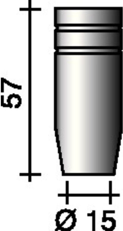 Thumbnail - Gasdüse kon.15mm f.ERGOPLUS 25 Trafimet