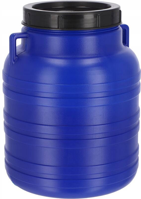 Kadax - Plastikfass, Weithalsfass, aus HDPE-Kunststoff mit Deckel, 20L 1 Stück