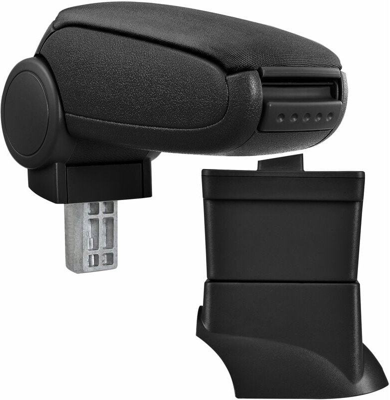 Pro.tec - Mittelarmlehne Fiat 500 mit Staufach Textil Schwarz